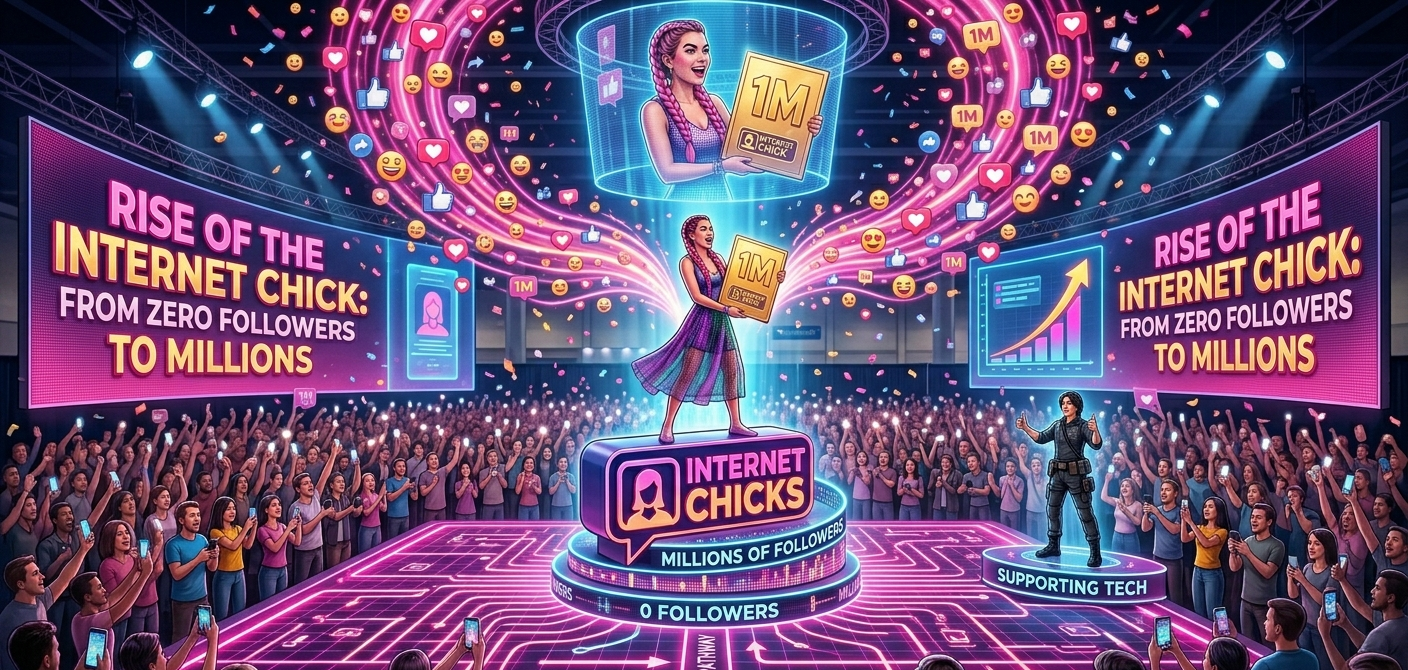 Rise of the Internet Chick | From Zero Followers to Millions ...
