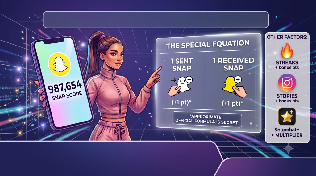 How does Snap Score work on Snapchat